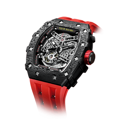 Elemental Series Luxury Carbon Fiber Automatic Watch: Durable, Stylish, Precise Self-Winding Timepiece