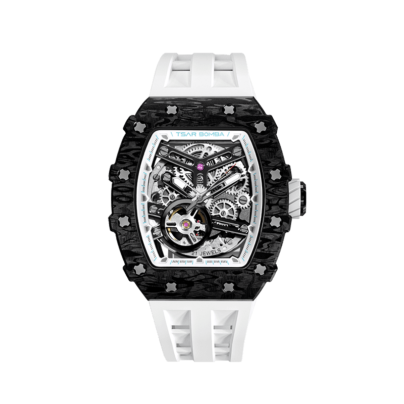 Elemental Series Luxury Carbon Fiber Automatic Watch: Durable, Stylish, Precise Self-Winding Timepiece