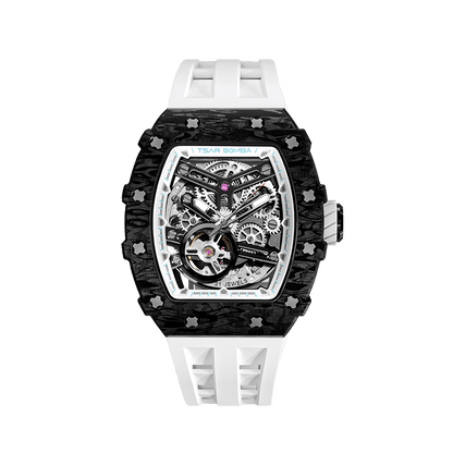 Elemental Series Luxury Carbon Fiber Automatic Watch: Durable, Stylish, Precise Self-Winding Timepiece