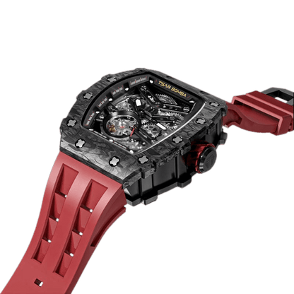 Elemental Series Luxury Carbon Fiber Automatic Watch: Durable, Stylish, Precise Self-Winding Timepiece