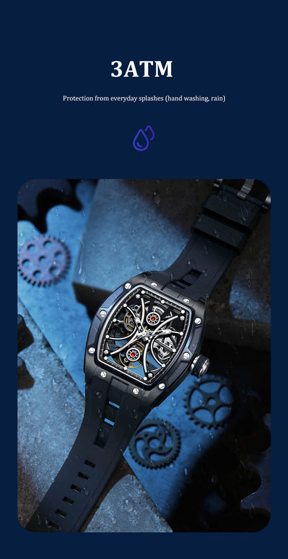 ALDEN ROYSTON SKELETON DESIGN AUTOMATIC WATCH