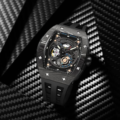 Elemental Series-Carbon Fiber Automatic Watch
