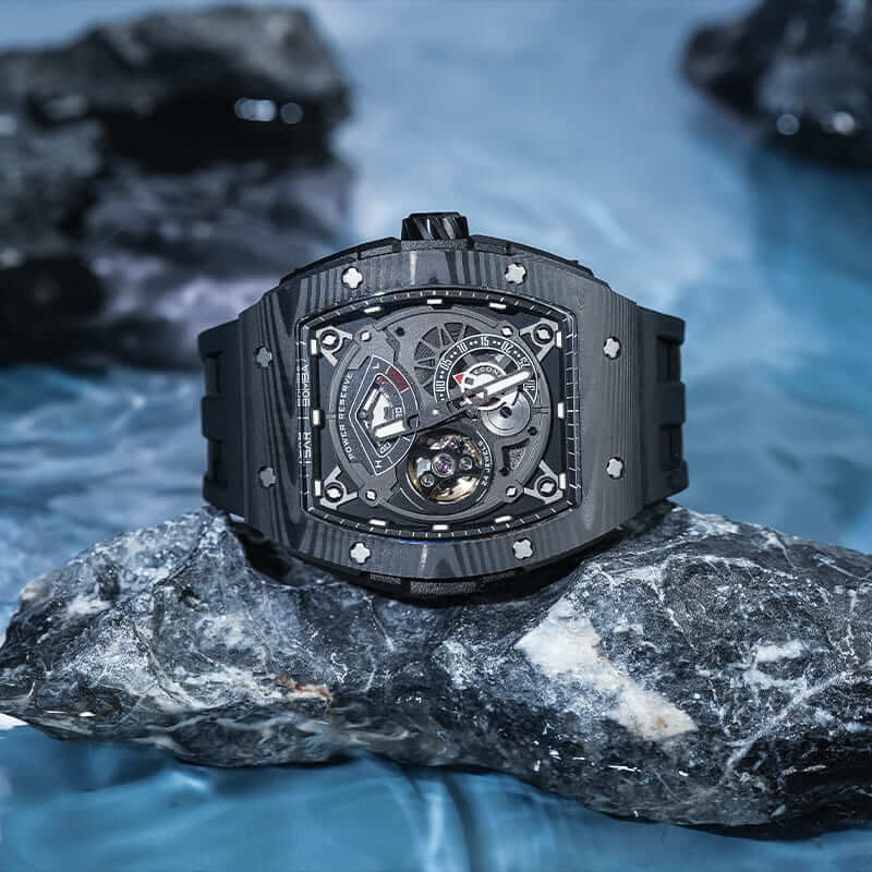 Elemental Series-Carbon Fiber Automatic Watch