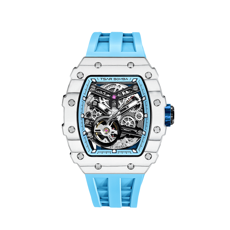 Elemental Series Luxury Carbon Fiber Automatic Watch: Durable, Stylish, Precise Self-Winding Timepiece