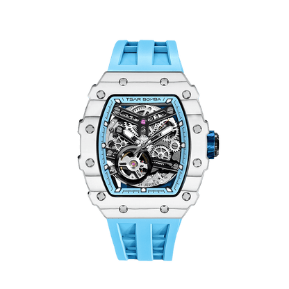Elemental Series Luxury Carbon Fiber Automatic Watch: Durable, Stylish, Precise Self-Winding Timepiece