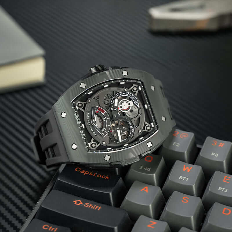 Elemental Series-Carbon Fiber Automatic Watch