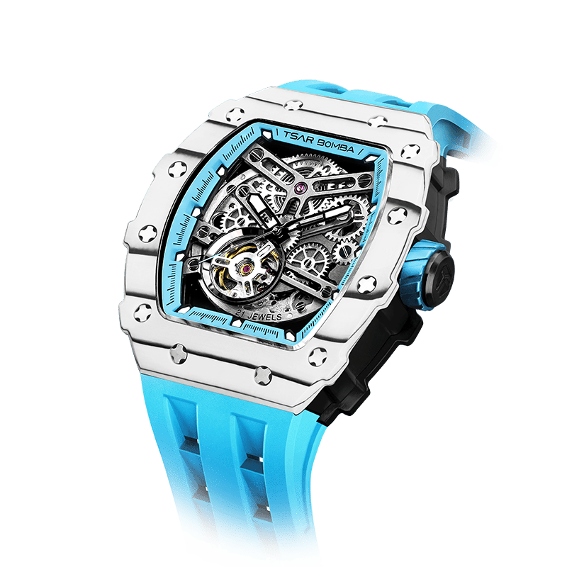Elemental Series Luxury Carbon Fiber Automatic Watch: Durable, Stylish, Precise Self-Winding Timepiece