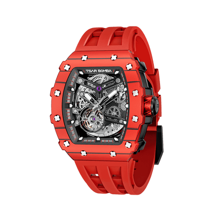 Elemental Series Luxury Carbon Fiber Automatic Watch: Durable, Stylish, Precise Self-Winding Timepiece