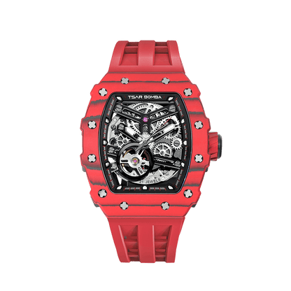 Elemental Series Luxury Carbon Fiber Automatic Watch: Durable, Stylish, Precise Self-Winding Timepiece