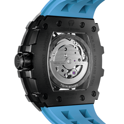 Elemental Series Luxury Carbon Fiber Automatic Watch: Durable, Stylish, Precise Self-Winding Timepiece