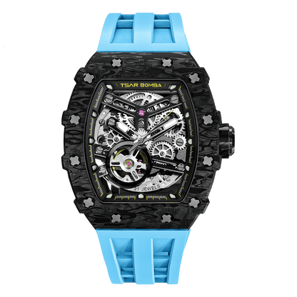 Elemental Series Luxury Carbon Fiber Automatic Watch: Durable, Stylish, Precise Self-Winding Timepiece