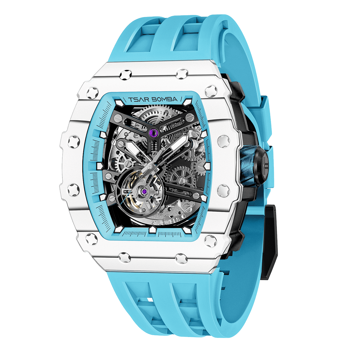 Elemental Series Luxury Carbon Fiber Automatic Watch: Durable, Stylish, Precise Self-Winding Timepiece