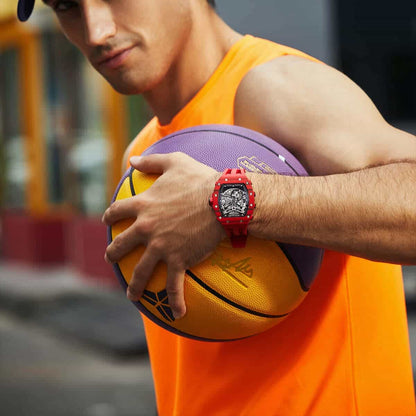 Elemental Series Luxury Carbon Fiber Automatic Watch: Durable, Stylish, Precise Self-Winding Timepiece