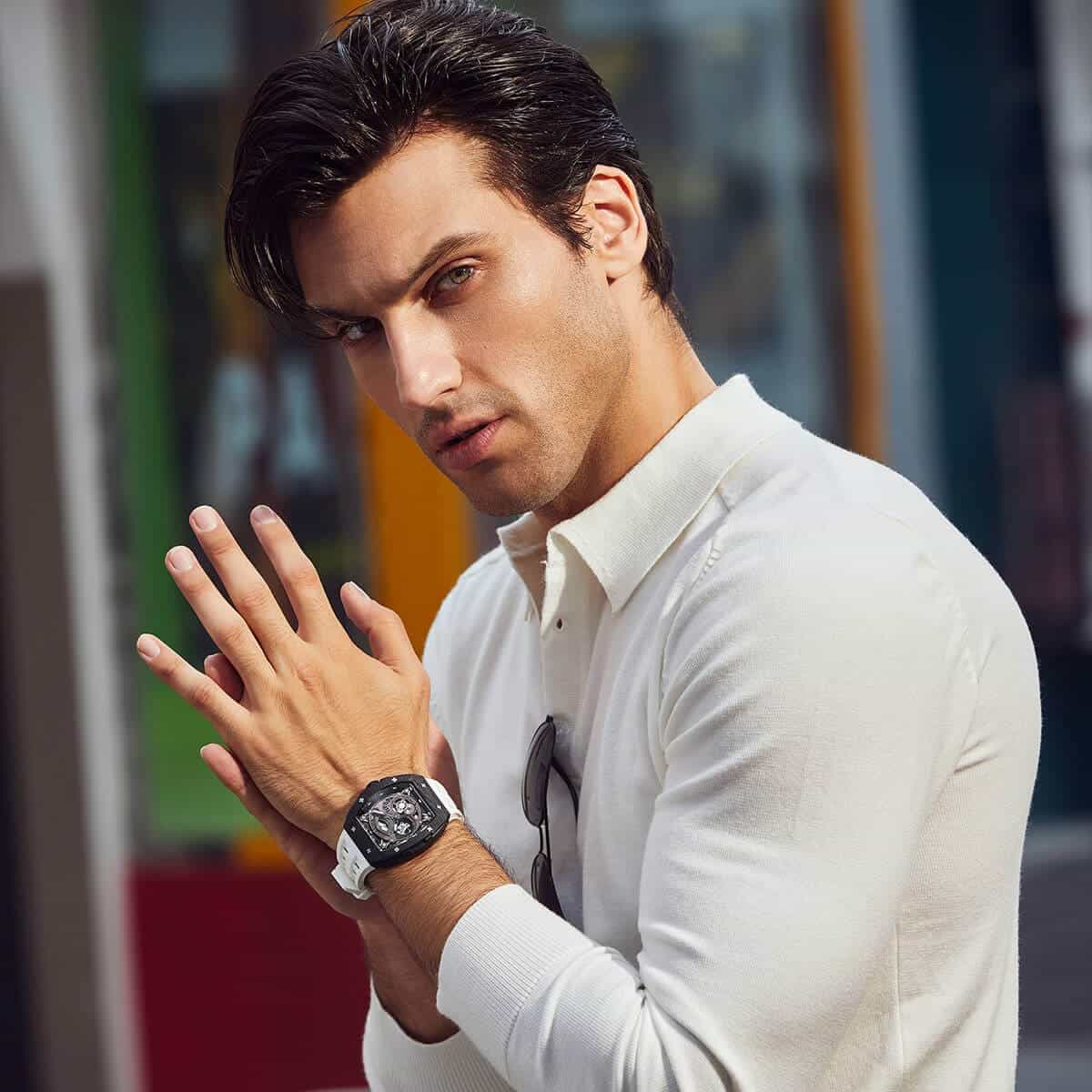 Elemental Series-Carbon Fiber Automatic Watch