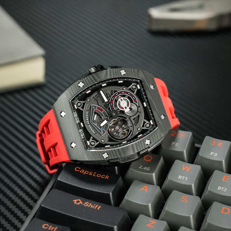 Elemental Series-Carbon Fiber Automatic Watch