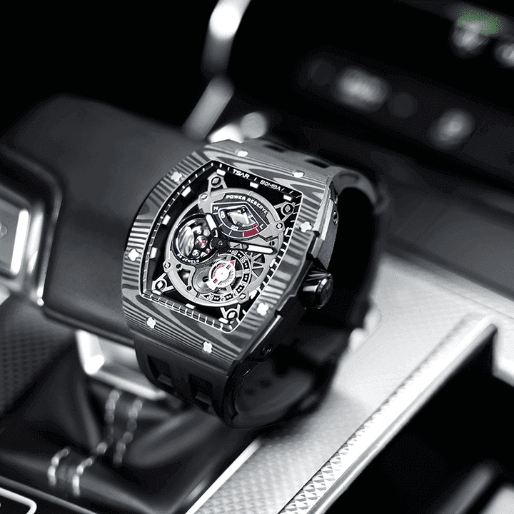 Elemental Series-Carbon Fiber Automatic Watch