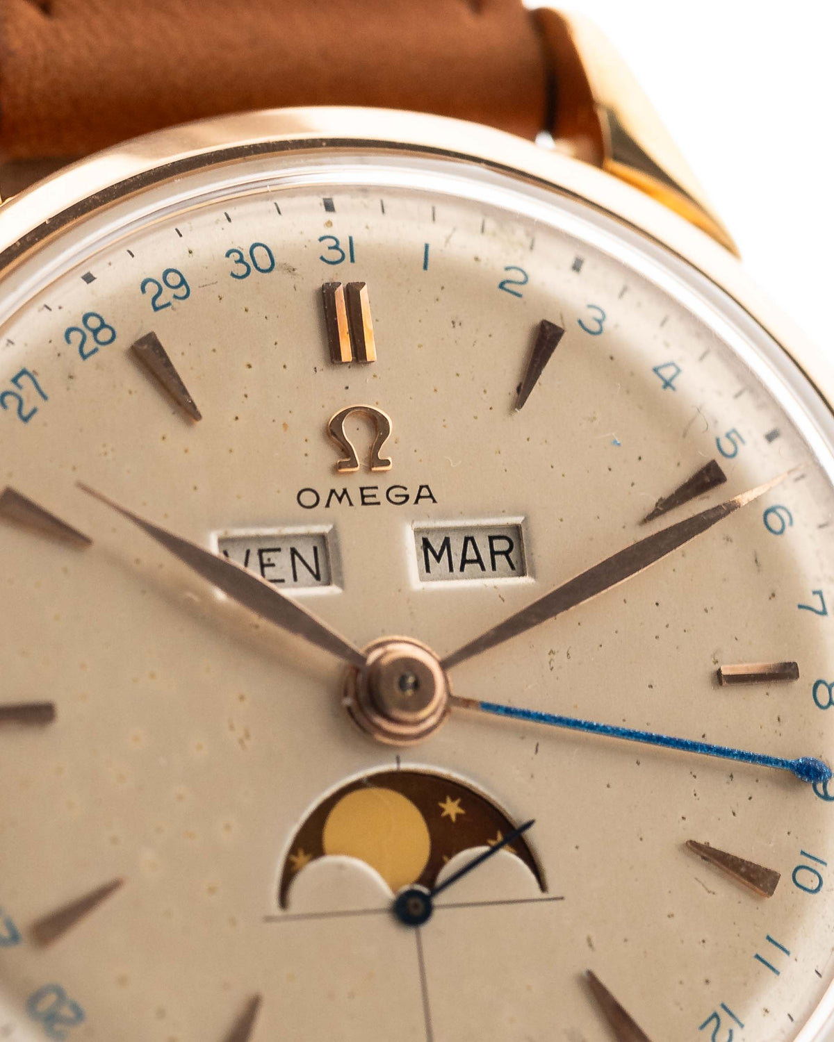 Omega 2486 Cosmic Moonphase Rose 1950