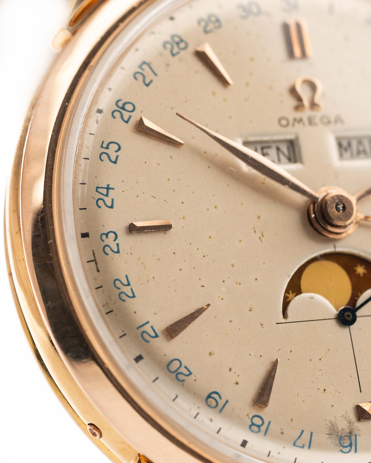 Omega 2486 Cosmic Moonphase Rose 1950