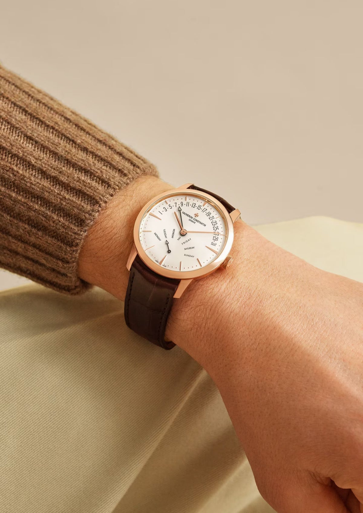 RETROGRADE DAY-DATE AUTOMATIC WATCH