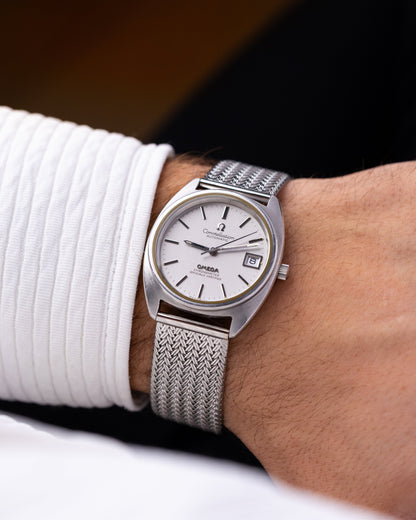 Vintage Omega Constellation Automatic Chronometer, C-shaped brushed case, Cal. 1011 from 1970's