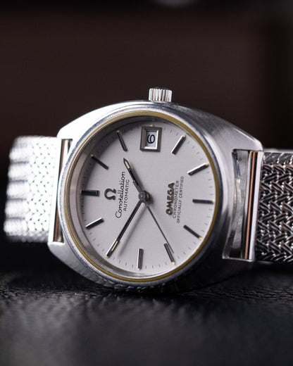 Vintage Omega Constellation Automatic Chronometer, C-shaped brushed case, Cal. 1011 from 1970's