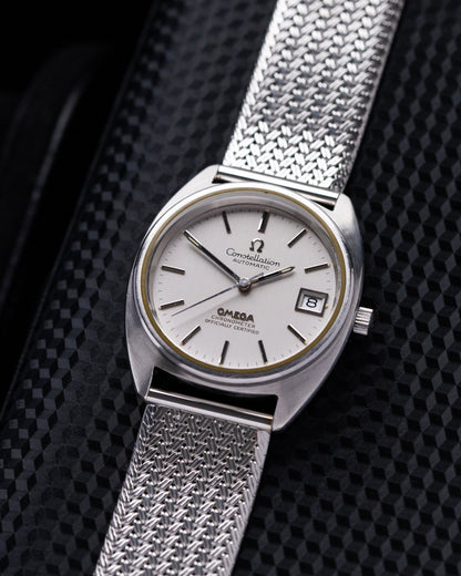 Vintage Omega Constellation Automatic Chronometer, C-shaped brushed case, Cal. 1011 from 1970's
